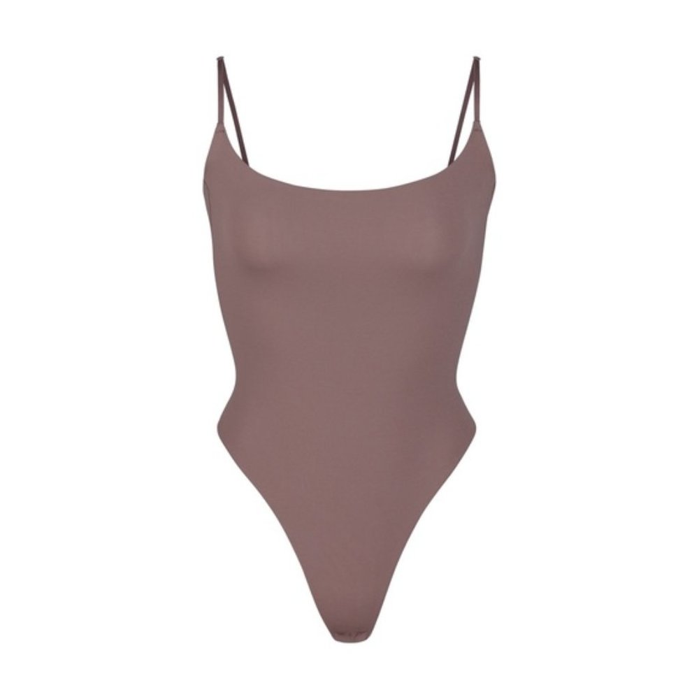 Skims Fits Everybody Bodysuit Umber Size XS Cami